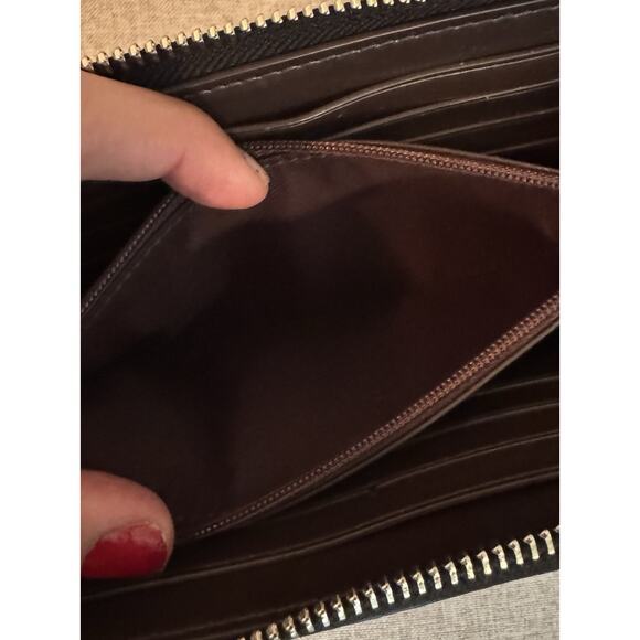 Coach Marvel Accordion Zip Wallet Black Coach Bubble - Picture 8 of 8